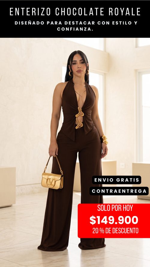 ENTERIZO CHOCOLATE ROYALE