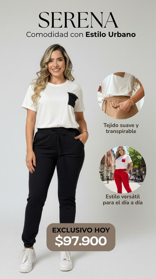 SERENA,OUTFIT CASUAL Y URBANO